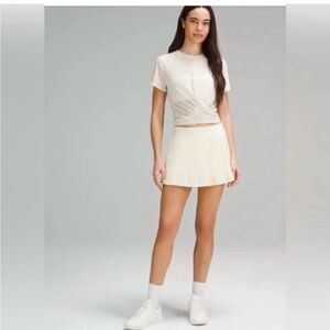 Lululemon Athletica Tie-Waist Lightweight Short Sleeve Tee